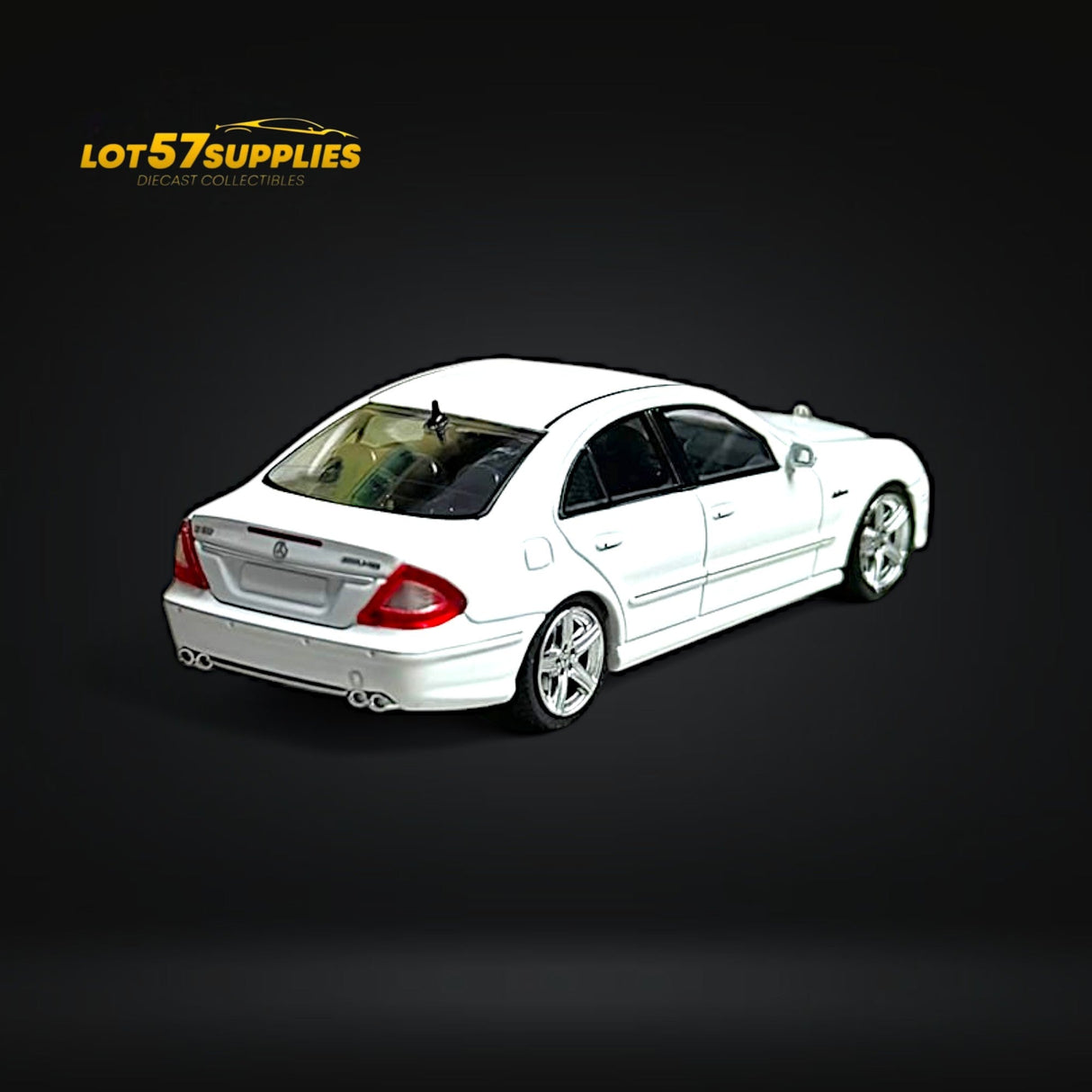 MK Model Mercedes-Benz E63 AMG W211 White 1:64