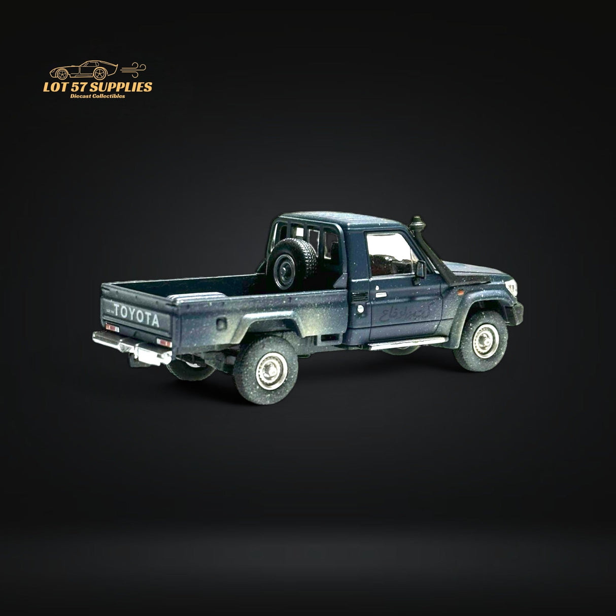 HobbyFans Toyota Land Cruiser 70 Series Blue Dirt Version 1:64
