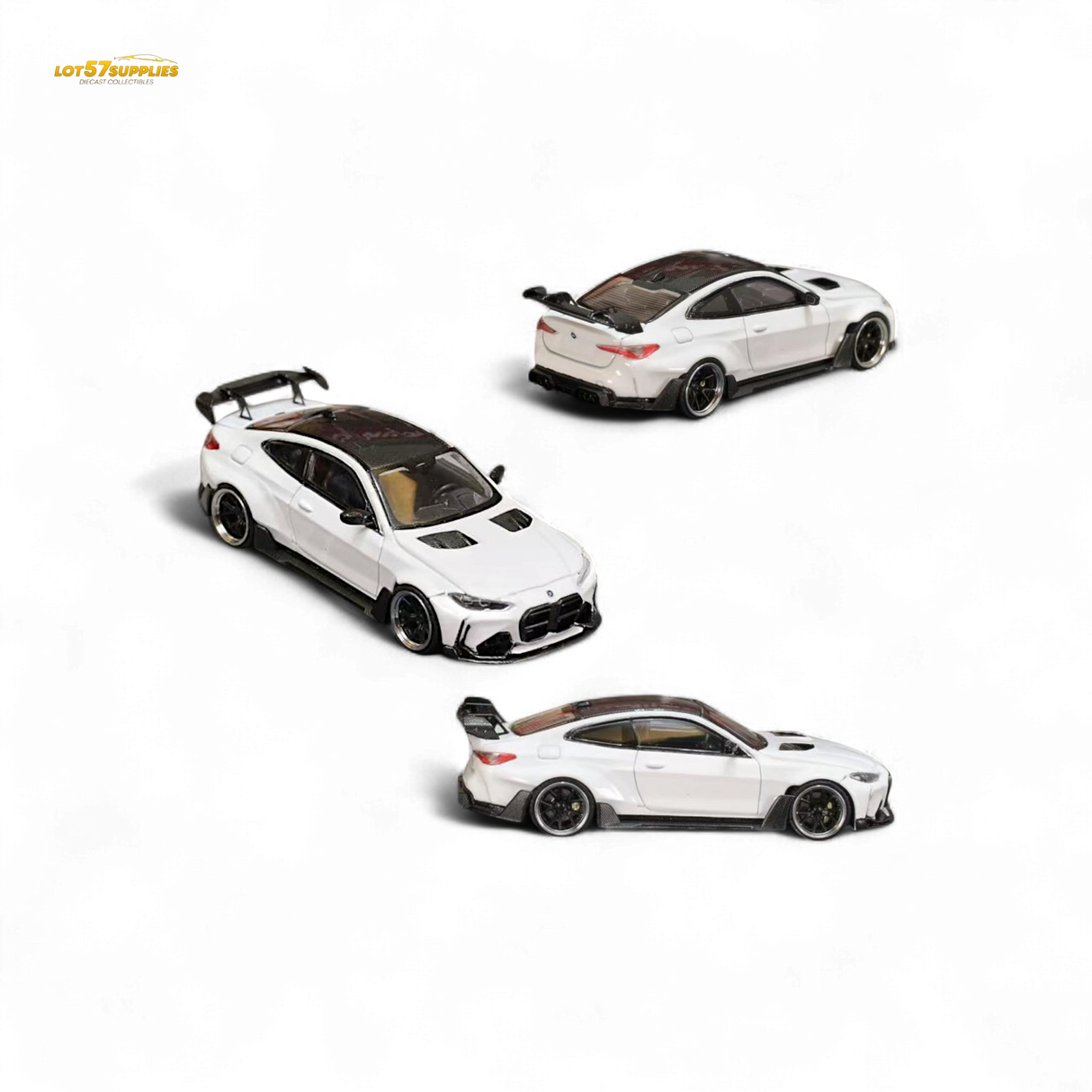 Street Weapon BMW M4 G82 Widebody White 1:64