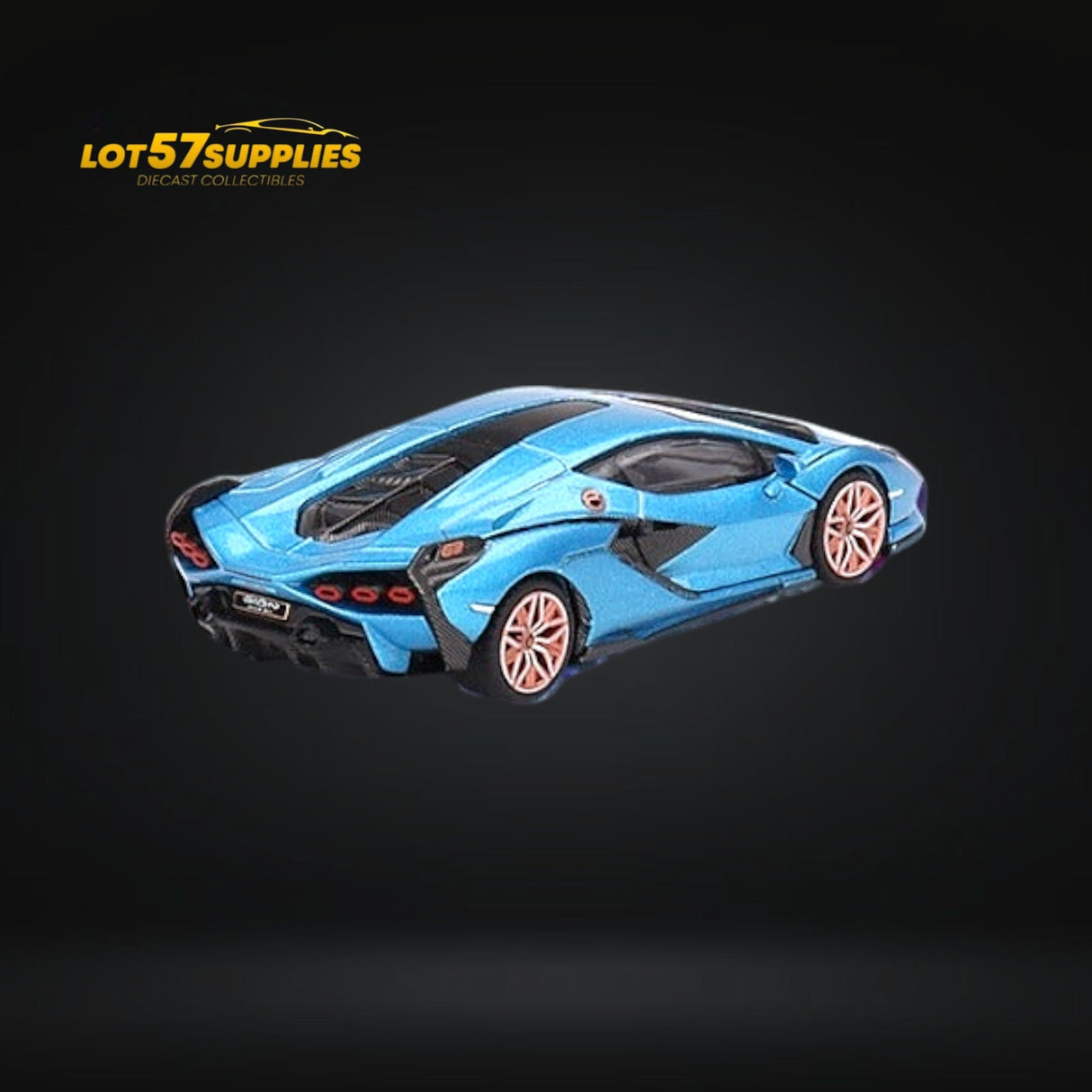 Mini-GT Lamborghini Sián FKP 37 Blu Aegir 1:64