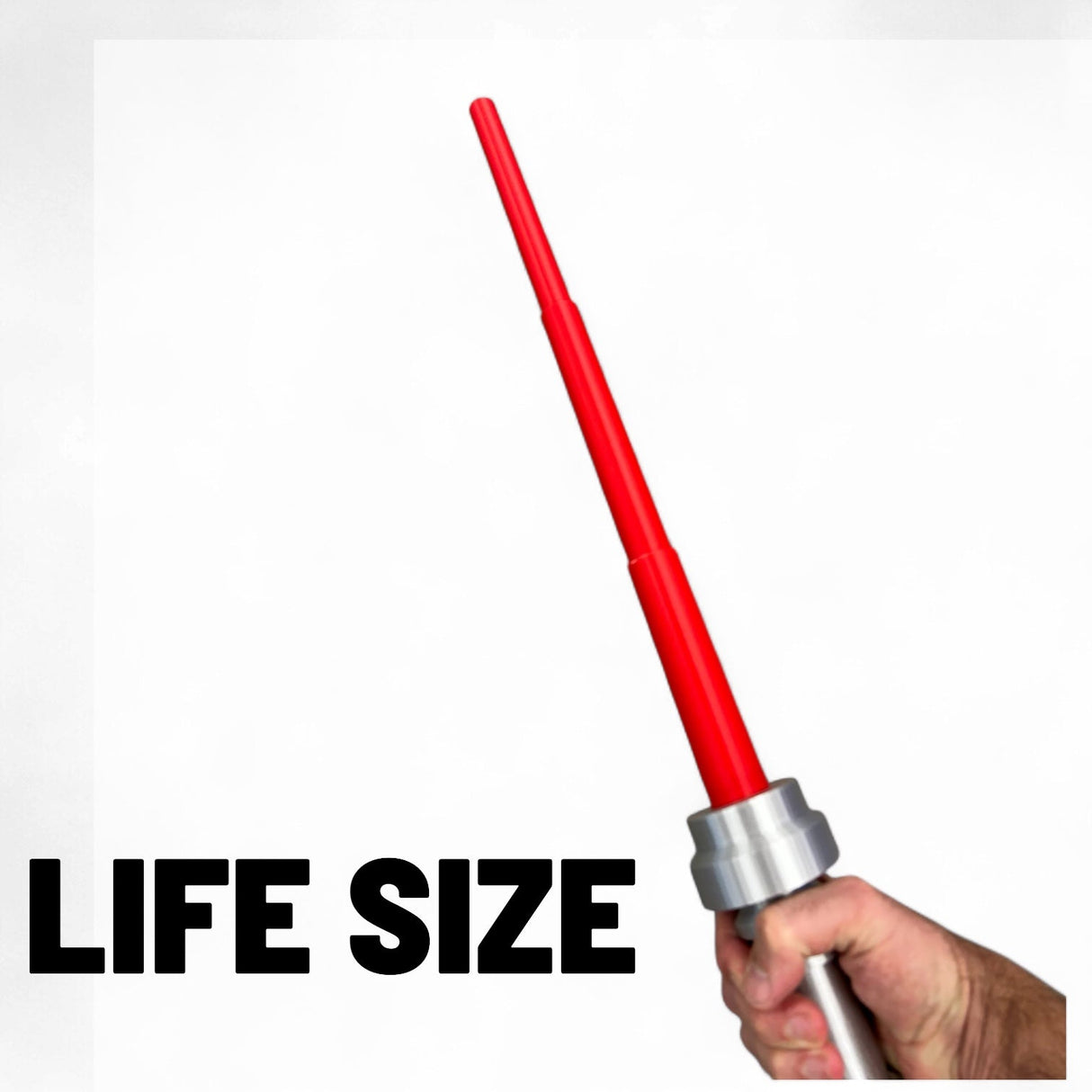 Life-Size Saber Hilt with Retractable Red Blade / Cosplay