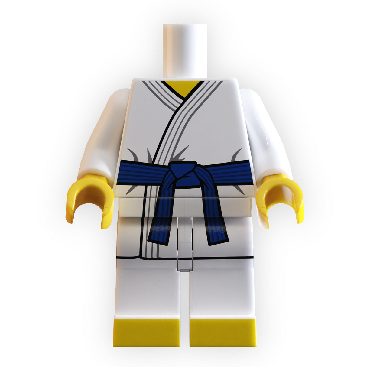 Blue Belt Karate Minifig Body