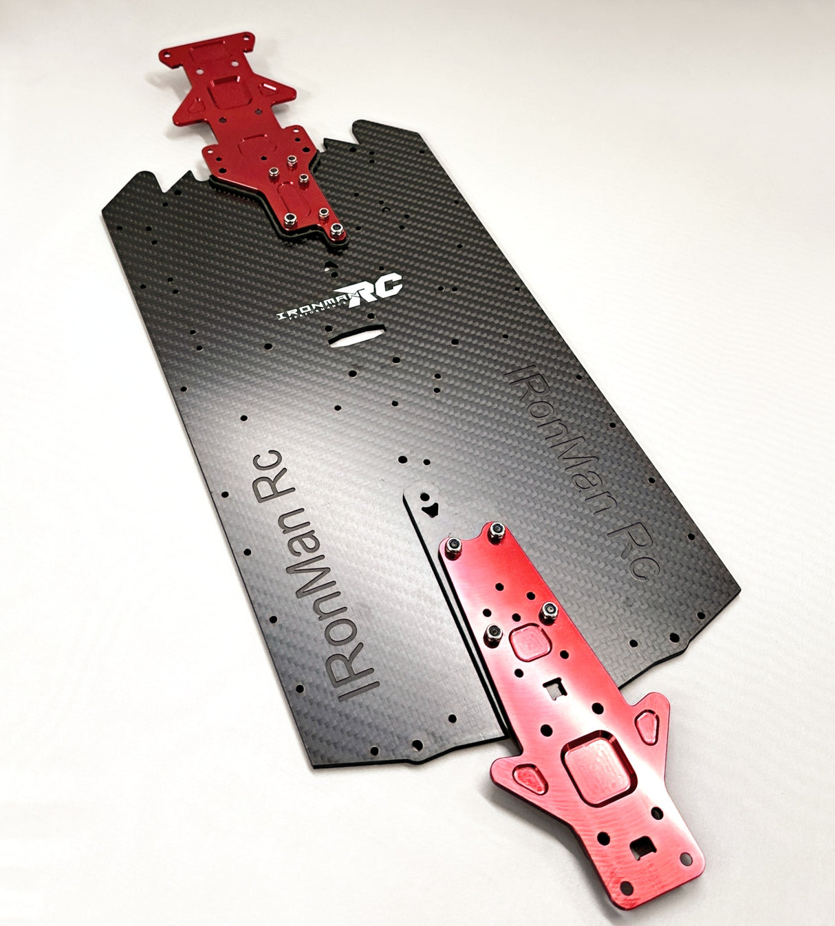 Châssis étroit en fibre de carbone IRonManRc Limitless V2 avec renfort supérieur