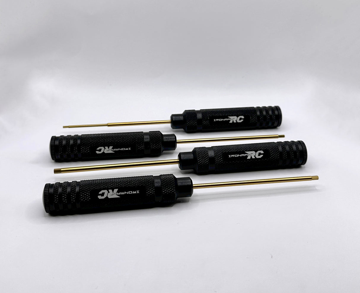 IRonManRc Metric Hex Driver Set (4) (1.5mm, 2.0mm, 2.5mm, 3.0mm)