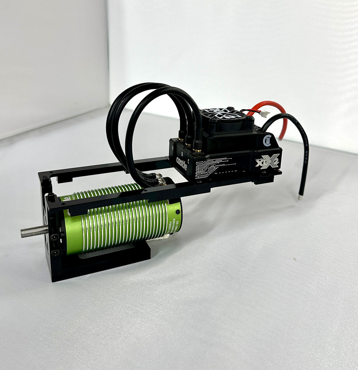 Support de moteur en aluminium IRonManRc X Maxx avec support de support Esc pour moteurs à échelle 1/5