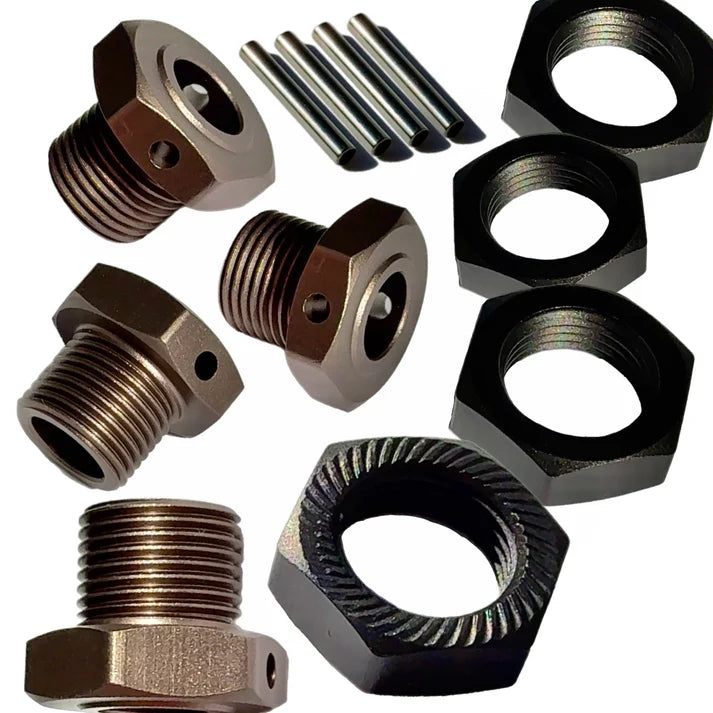 Perfect Pass 17MM Aluminum Hex Full Kit! For Arrma 6S Heavy Duty 7075