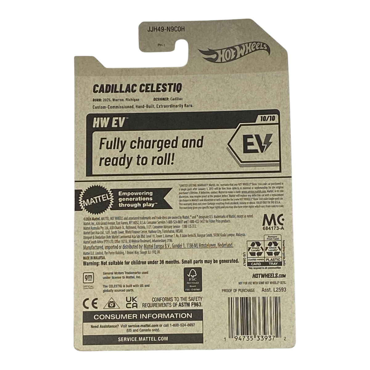 Hot Wheels Cadilliac Celestiq | EV Series 10/10