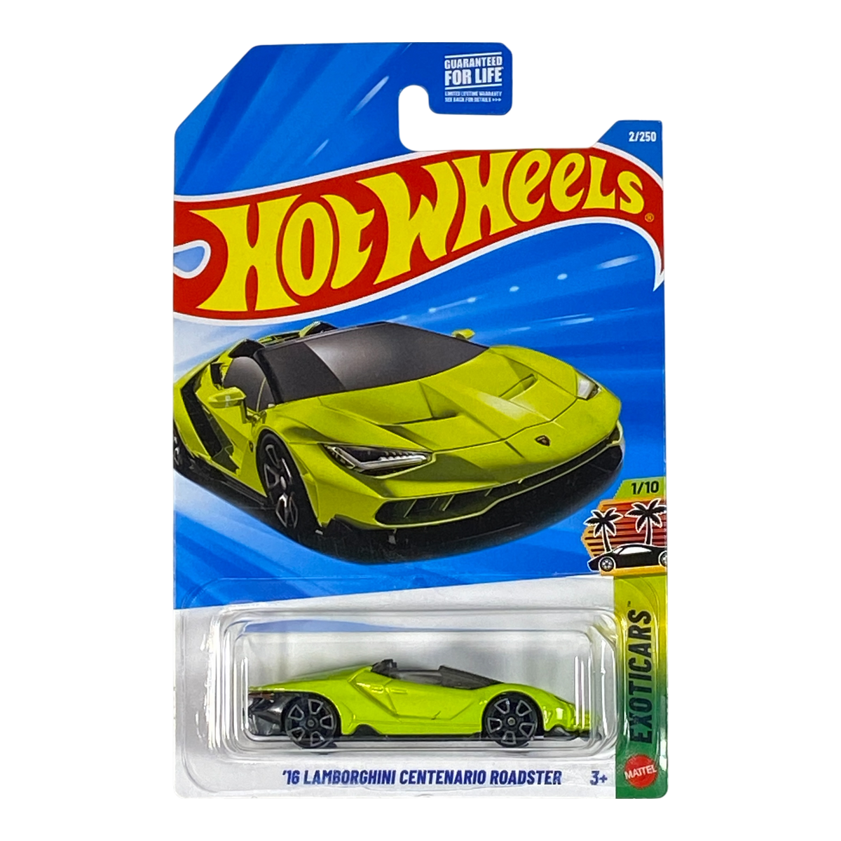 Hot Wheels '16 Lamborghini Centenario Roadster | Exoticars Series 1/10