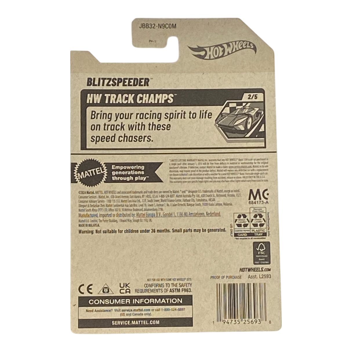 Hot Wheels Blitzspeeder - Track Champs Series 2/5