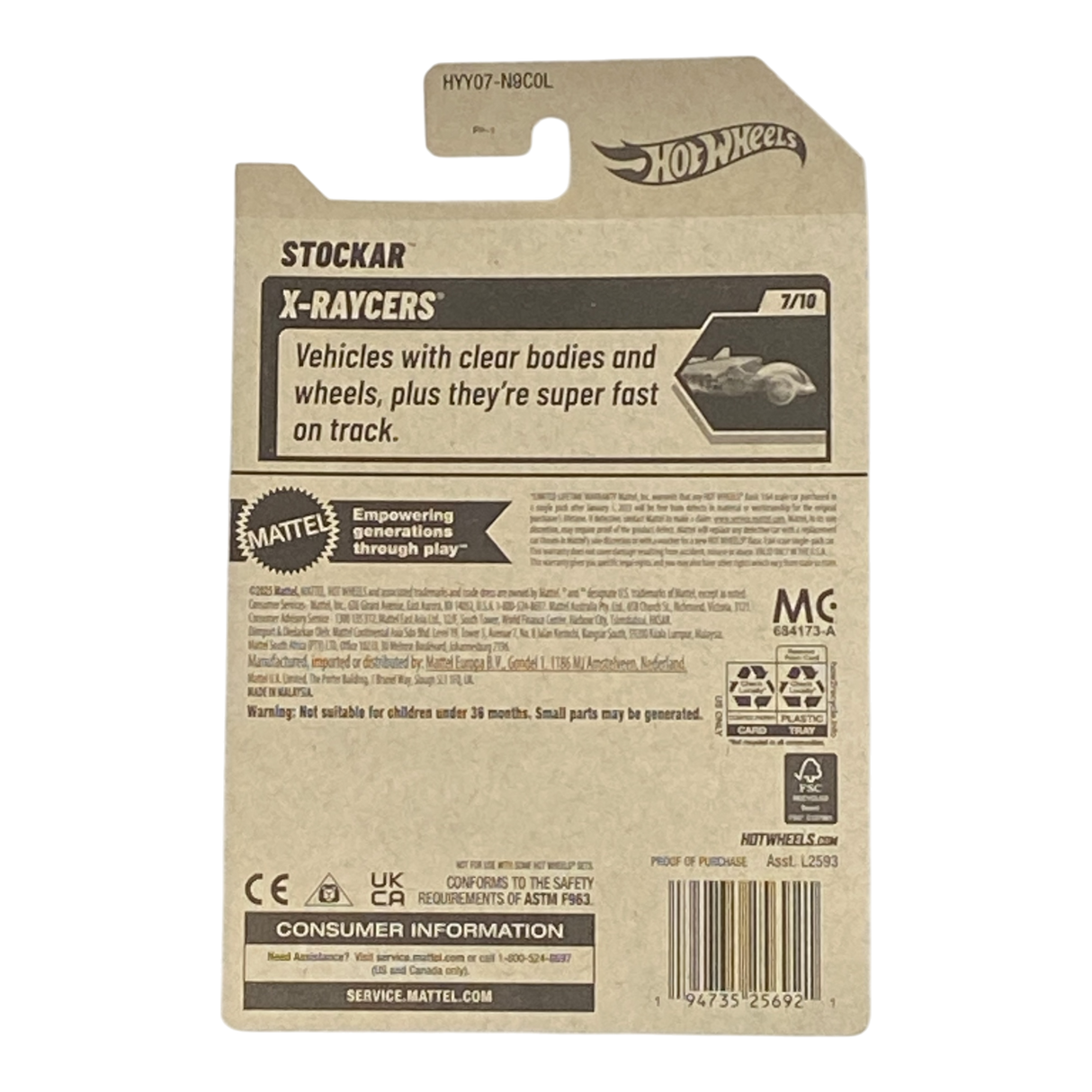 Hot Wheels Stockar - X-Raycers Series 7/10