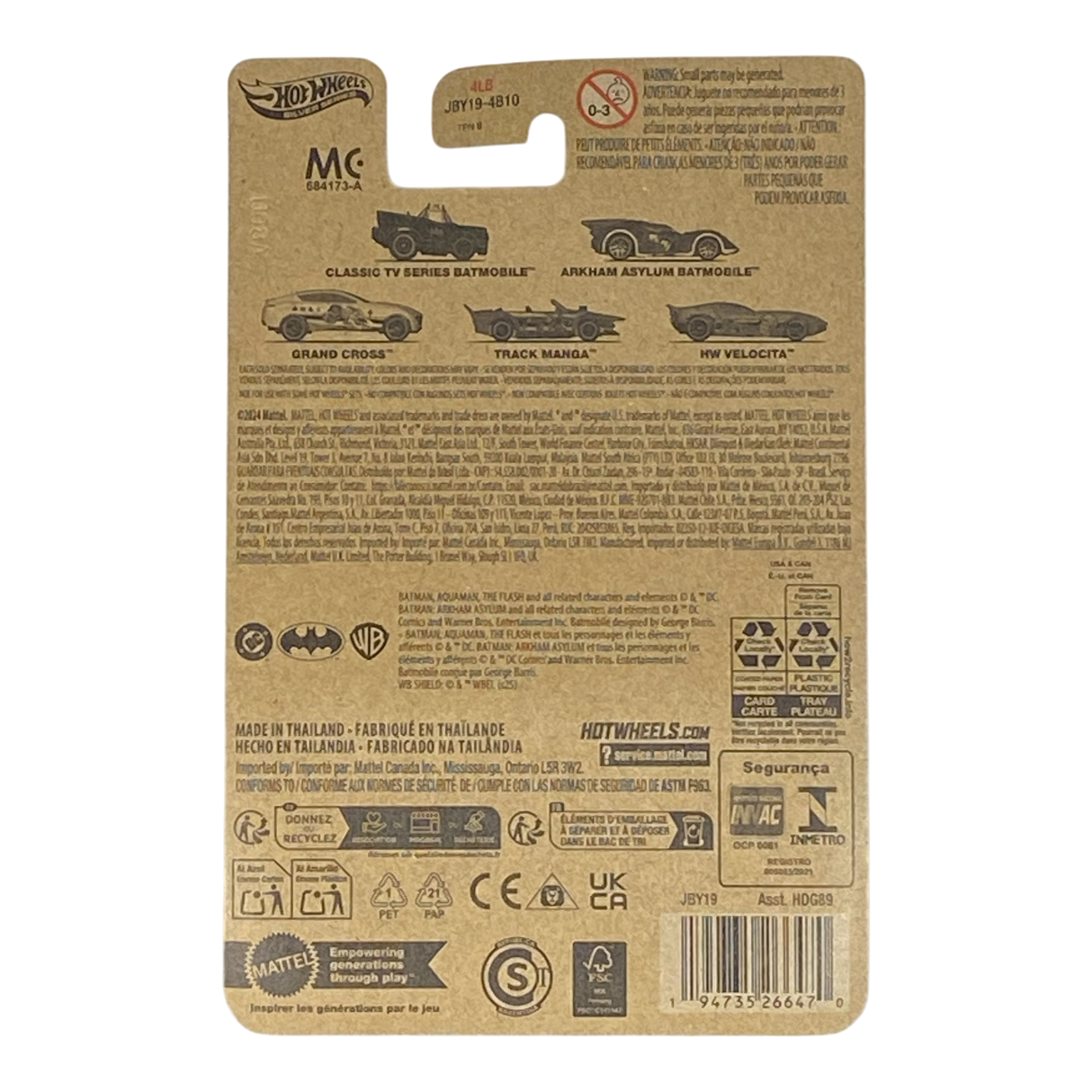 Hot Wheels Grand Cross "Harley Quinn" - Batman Silver Series 13/20