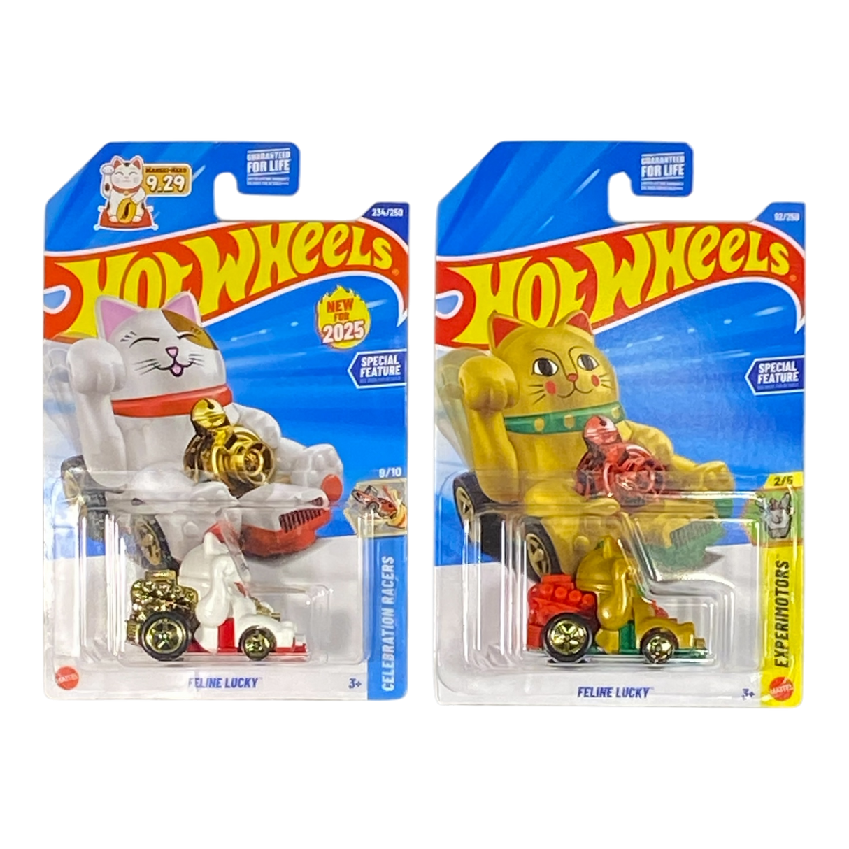 Hot Wheels Feline Lucky | Both Color Variations