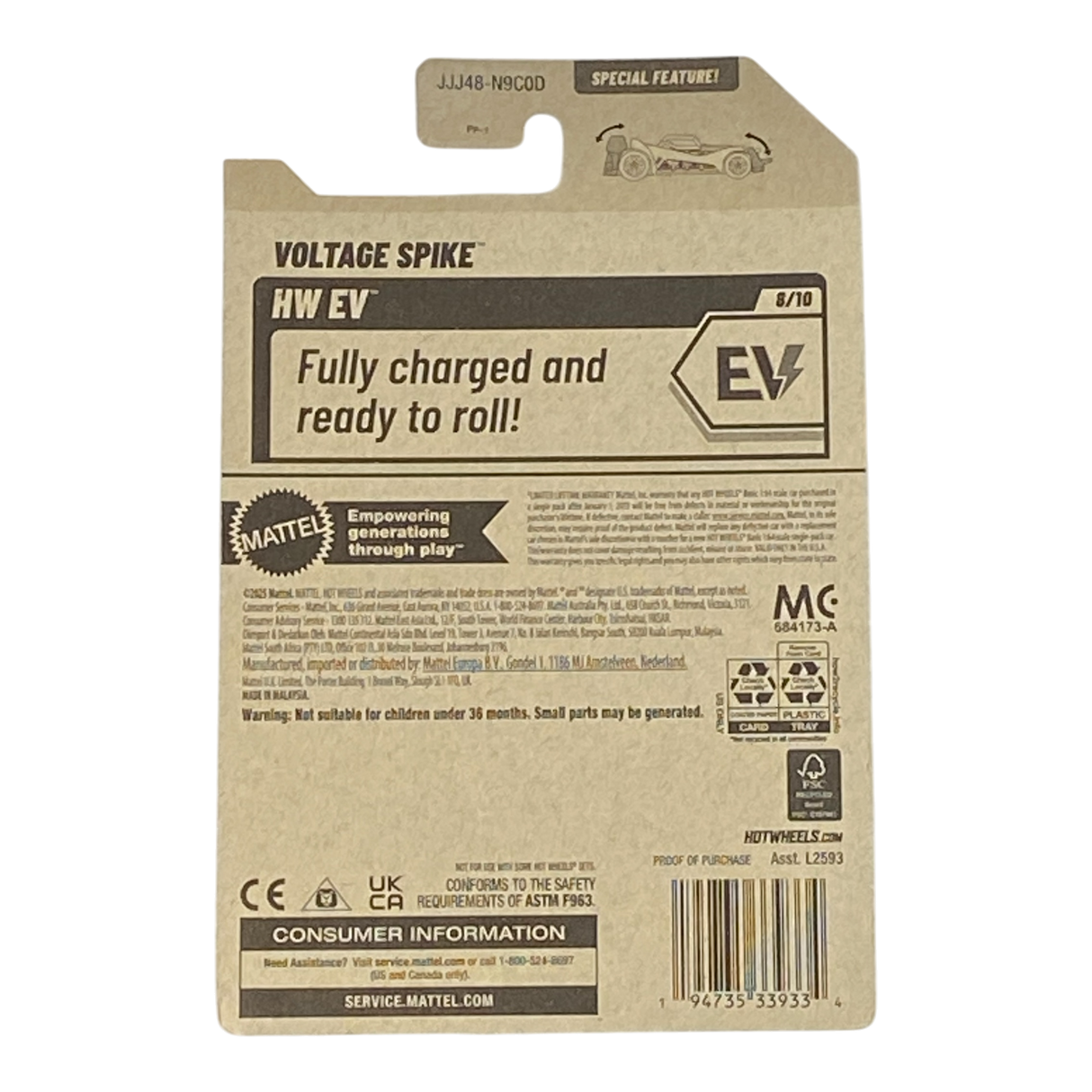 Hot Wheels Voltage Spike - HW EV Series 8/10