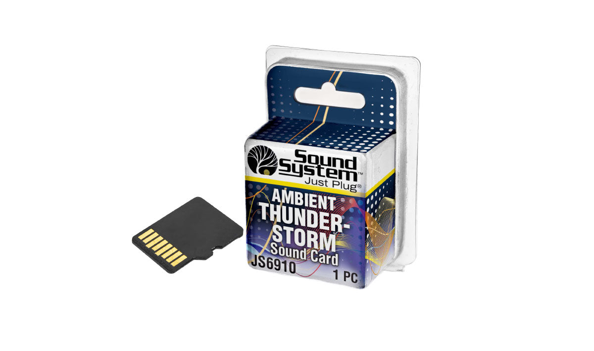 Woodland Scenics JS6910 Just Plug Ambient Thunderstorm Sound Card