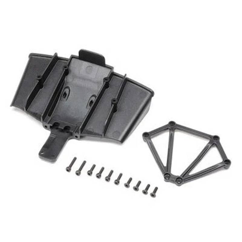 Losi LOS-1915 Rear Diffuser w/ Brace & Hardware for 1/12 NASCAR RC Car Grom