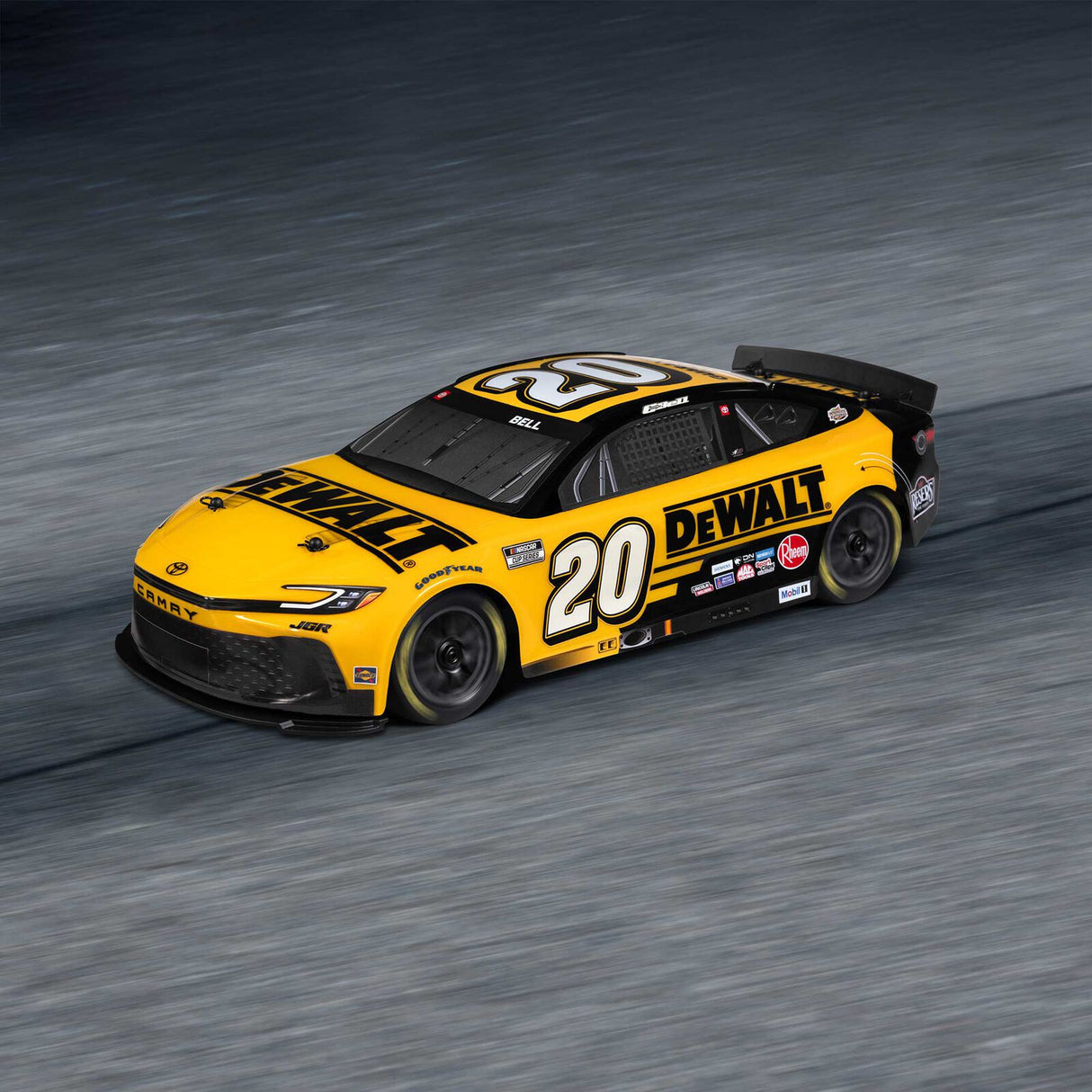 Losi LOS1122520 1/12 NASCAR RC Racecar Christopher Bell No. 20 DeWalt 2025 Toyota Camry 2S AWD RTR Brushed On-Road