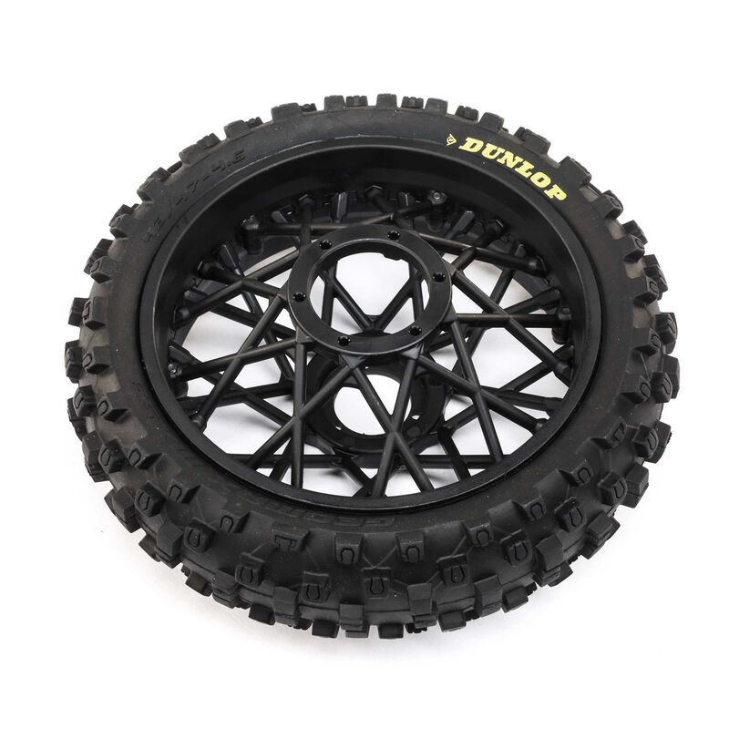 LOSI 46005 Dunlop MX53 Neumático trasero montado, negro: Promoto-MX