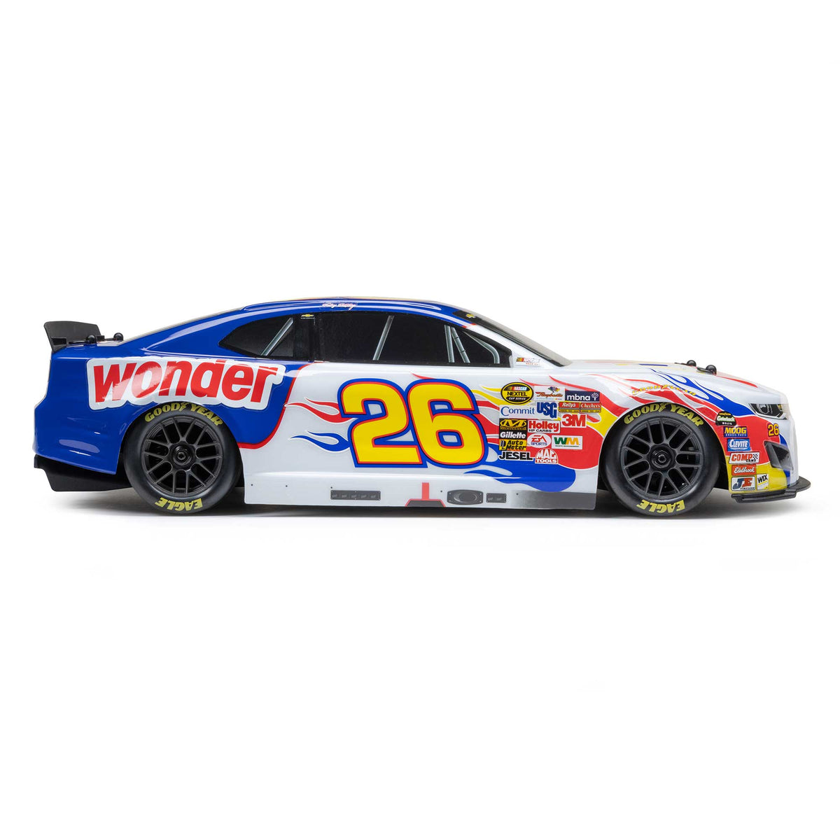 Losi LOSF1122626 1/12 NASCAR Ricky Bobby No. 26 Wonder Bread Chevrolet ZL1 AWD RTR