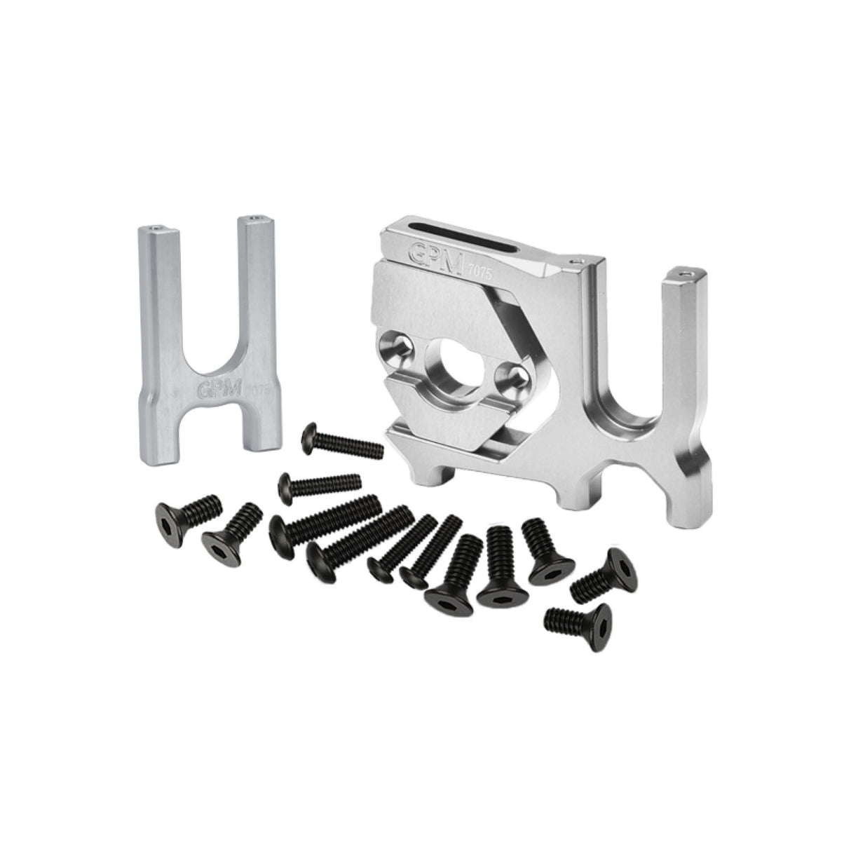 GPM RACING,ARRMA-KRATON INFRACTION TYPHON NOTORIOUS TALION ALUMINUM 7075 CENTER DIFF MOUNT(FRONT+REAR)+SLIDING MOTOR MOUNT MAK01718N
