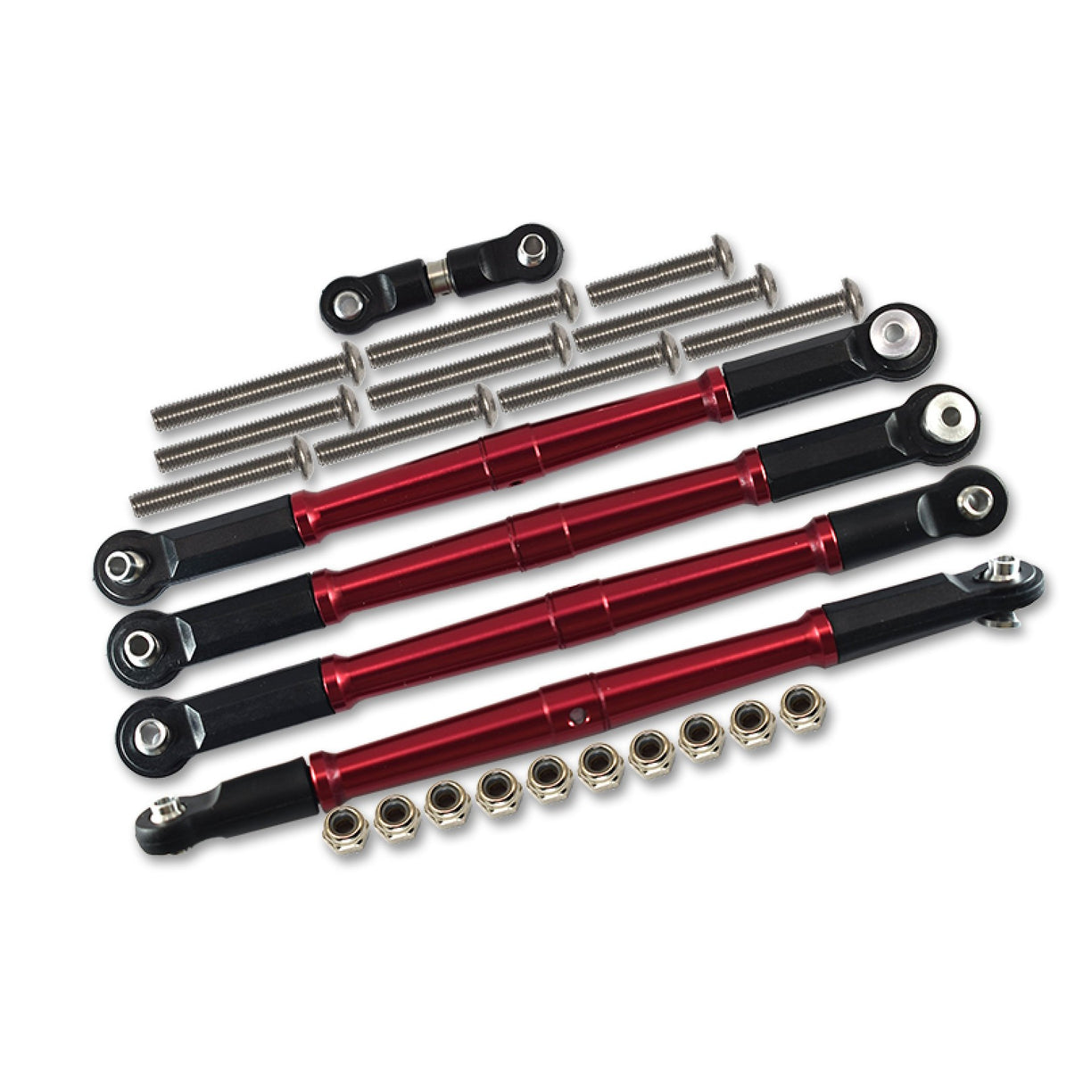 GPM RACING,ARRMA-KRATON OUTCAST TALION NOTORIOUS Alloy 6061 Front Steering Links & Rear Camber Links & Servo Link Set MAK160