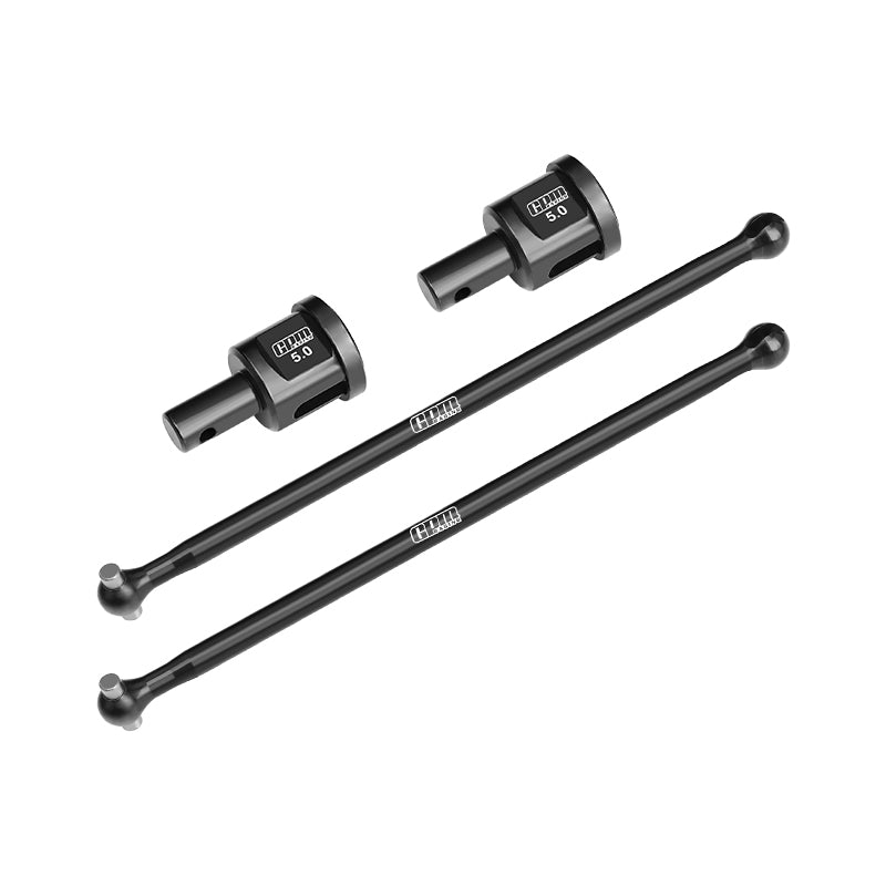 GPM RACING,ARRMA-KRATON 4140 MEDIUM CARBON STEEL FRONT+REAR UNIVERSAL DOG BONE AND DIFF OUTDRIVE MAKX181F/RSN