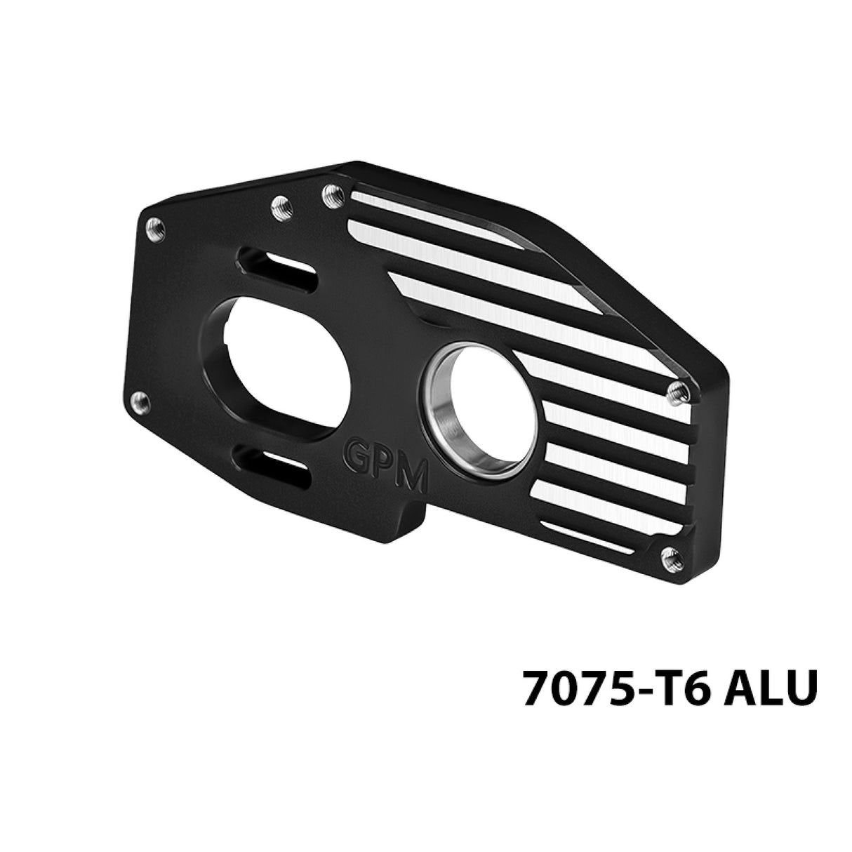 GPM RACING,ARRMA-MOJAVE OUTCAST ALUMINUM 7075 MOTOR MOUNT PLATE FOR CENTER DIFF (LARGER INNER BEARINGS) MAM4018