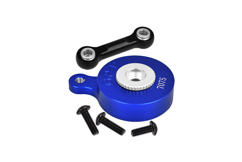 GPM RACING,ARRMA-MOJAVE VORTEKS SENTON VENDETTA INFRACTION BIG ROCK ALUMINUM 7075 DIRECT MOUNT SERVO SAVER (25T SPLINE) WITH FIX LINK MAM4025TSH