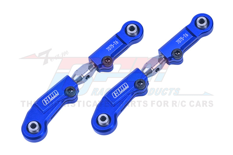 GPM RACING,ARRMA-MOJAVE ALUMINUM 7075+STAINLESS STEEL REAR UPPER ADJUSTABLE LINKS MAM4057S