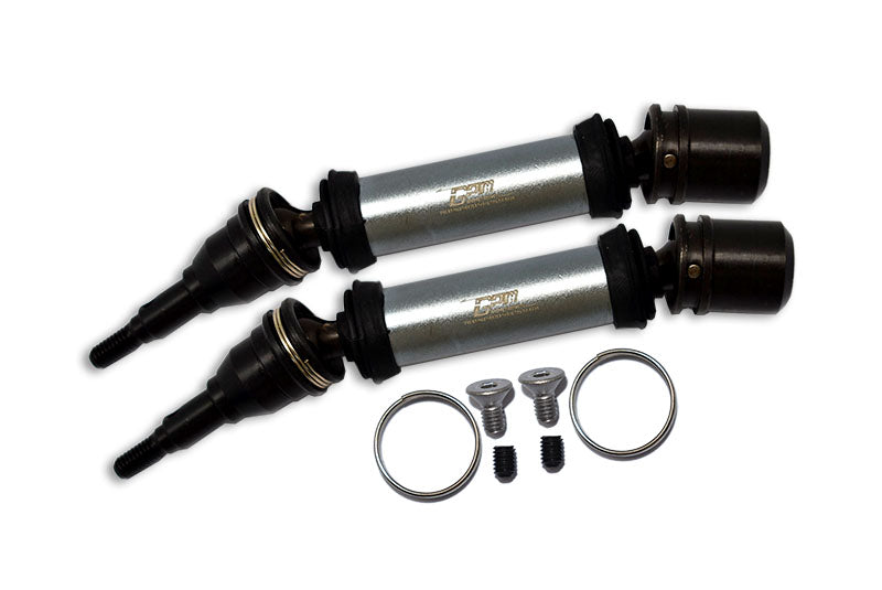 GPM RACING,ARRMA-VENDETTA INFRACTION CARBON STEEL FRONT/REAR CVD DRIVE SHAFT -12PC SET MAVE098FRS