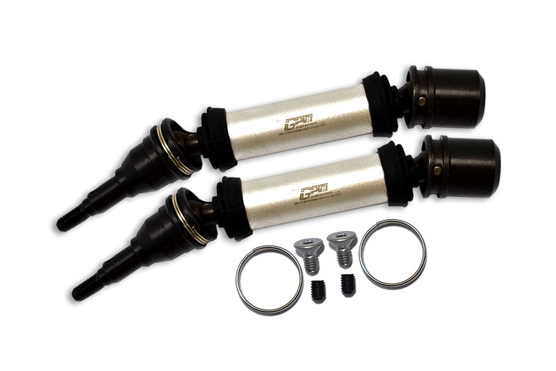 GPM RACING,ARRMA-VENDETTA INFRACTION CARBON STEEL FRONT/REAR CVD DRIVE SHAFT -12PC SET MAVE098FRS