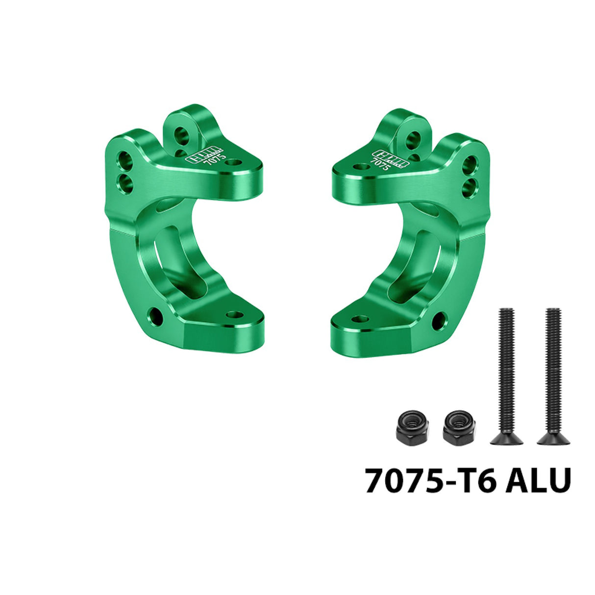 GPM RACING,ARRMA-GORGON ALUMINUM 7075 FRONT C HUBS MGO019