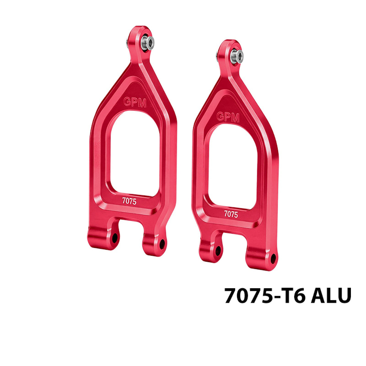 GPM RACING,ARRMA-GORGON ALUMINUM 7075 FRONT UPPER SUSPENSION ARMS MGO054