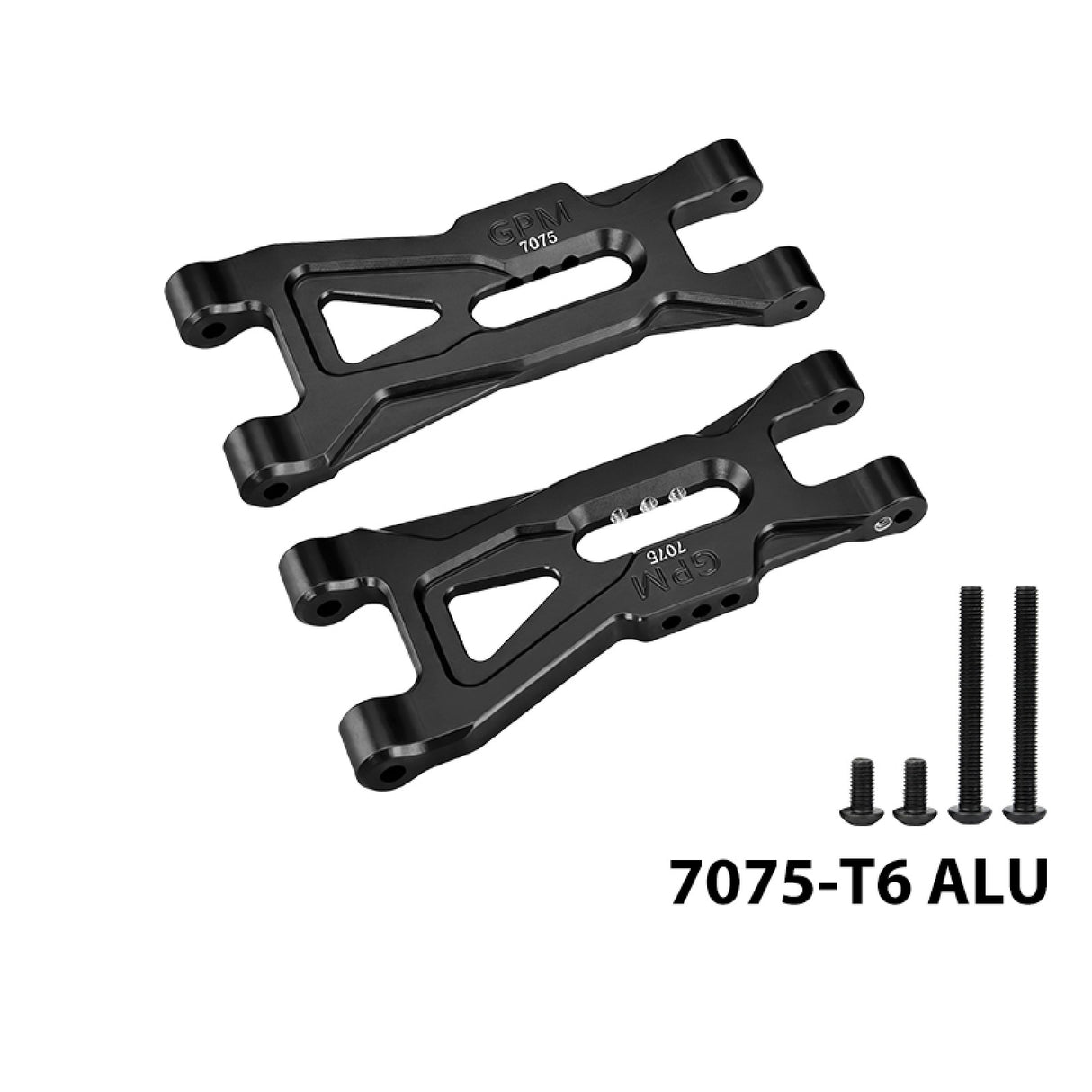 GPM RACING,ARRMA-GORGON ALUMINUM 7075 FRONT LOWER SUSPENSION ARMS MGO055