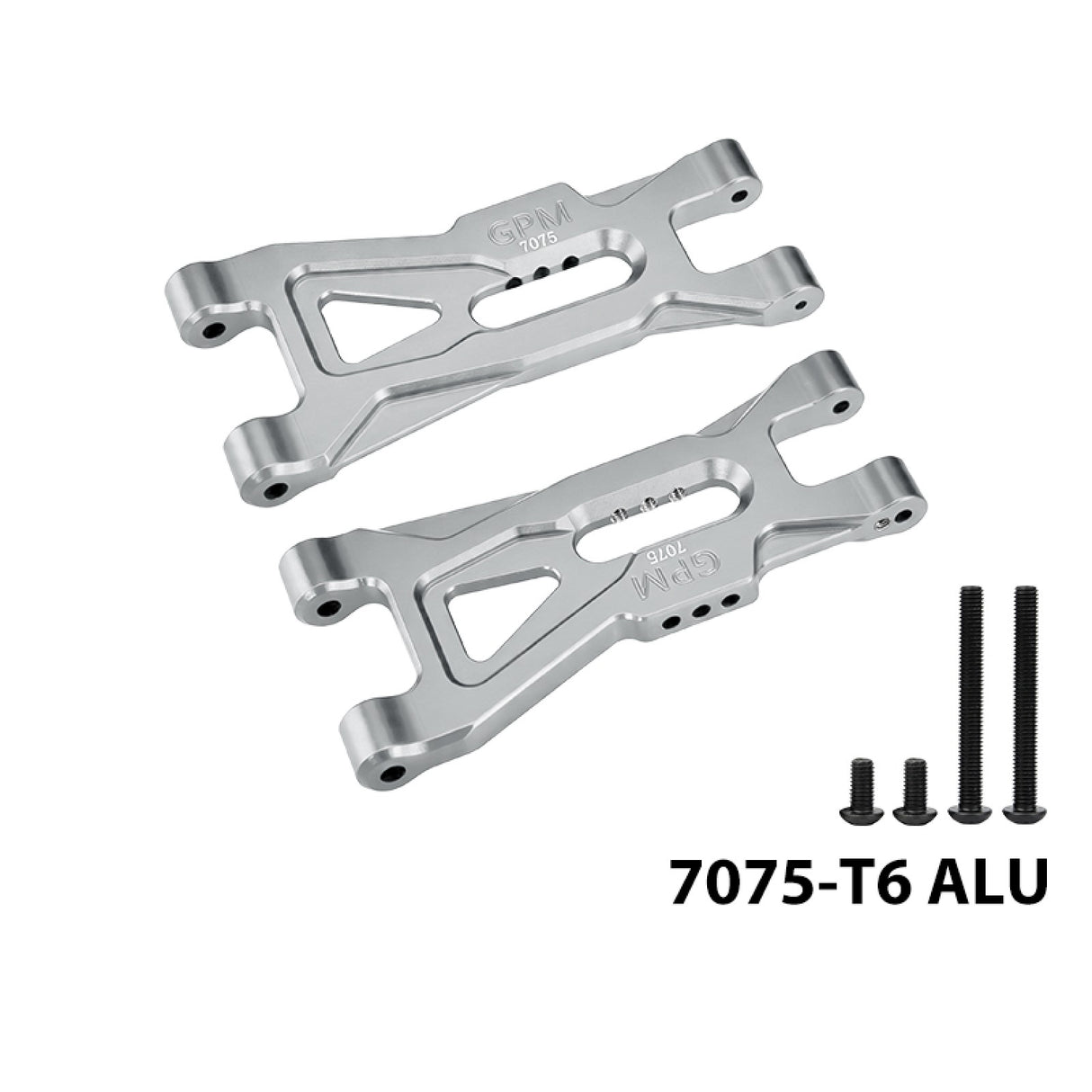 GPM RACING,ARRMA-GORGON ALUMINUM 7075 FRONT LOWER SUSPENSION ARMS MGO055