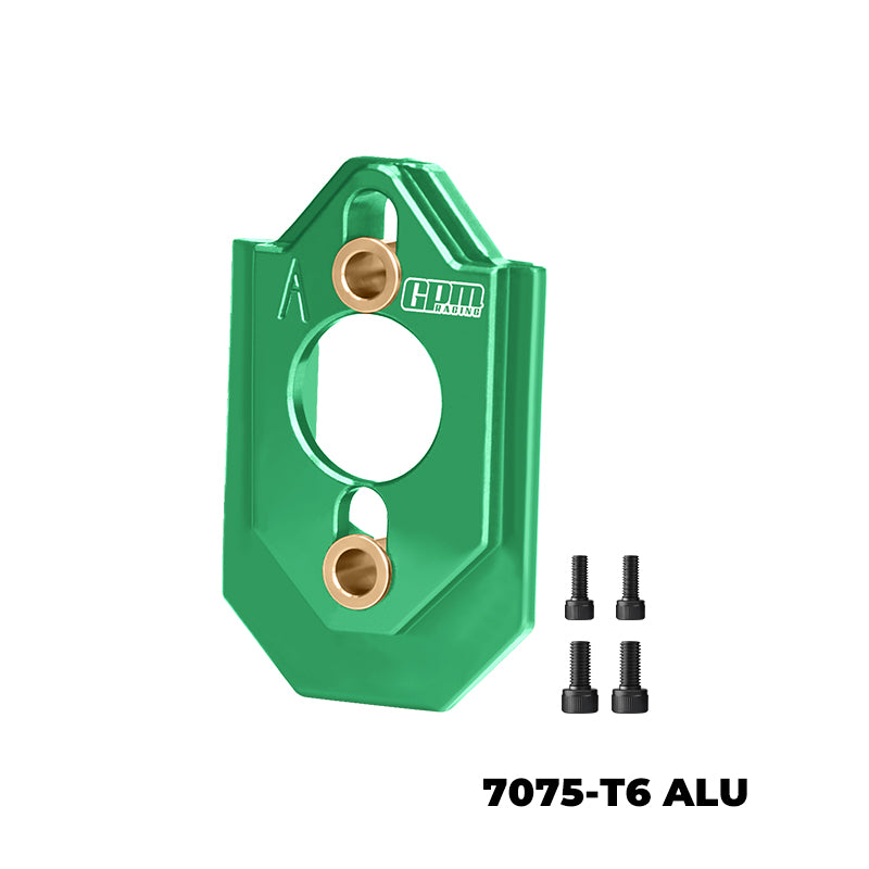 GPM RACING,ARRMA-QUAKE GROM 7075-T6 ALLOY ADJUSTABLE MOTOR MOUNT MQM018