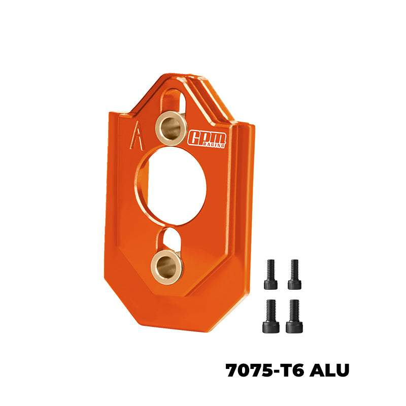 GPM RACING,ARRMA-QUAKE GROM 7075-T6 ALLOY ADJUSTABLE MOTOR MOUNT MQM018
