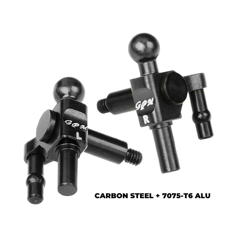 GPM RACING,KYOSHO-MINI Z MR MINI Z RWD MR 4140 CARBON STEEL & 7075 ALLOY FRONT KNUCKLE ARM MR04021