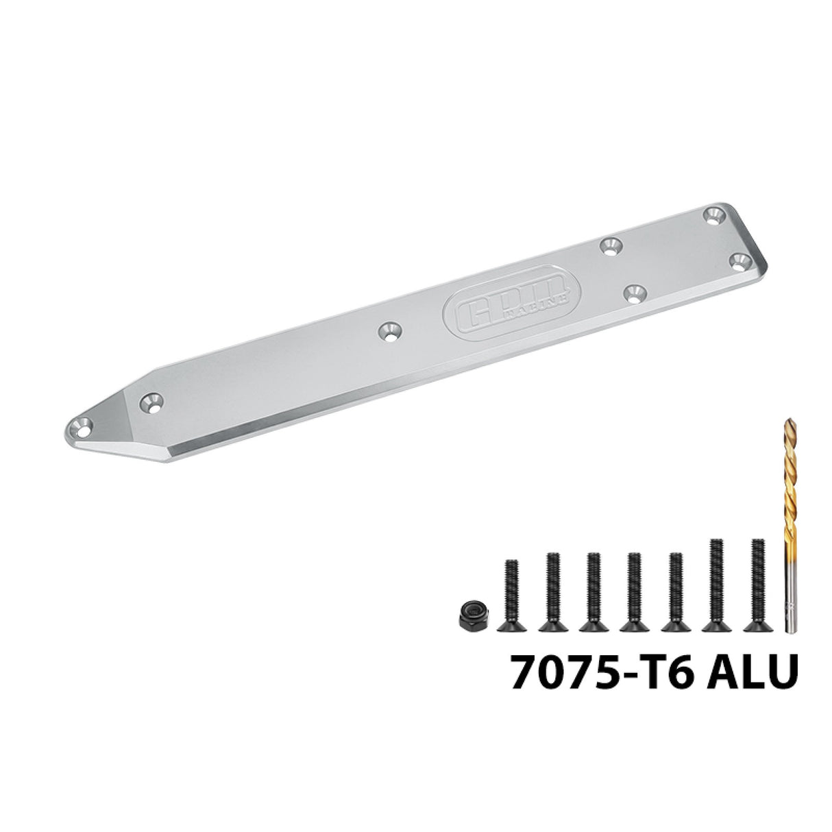 GPM RACING,ARRMA-TALION 7075 ALLOY REAR CHASSIS SKID PLATE BRACE MTV6330R