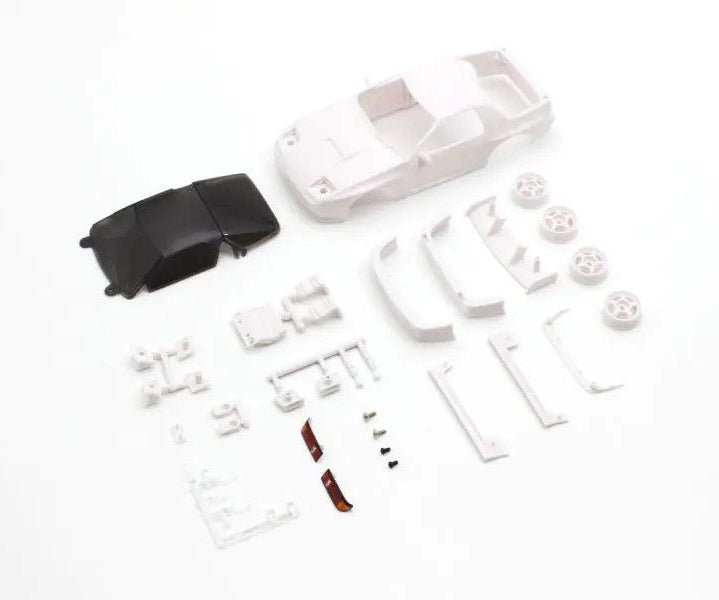 Kyosho MZN213 Mazda Savanna RX-7 FC3S White Body Set w/Wheels Mini-Z AWD