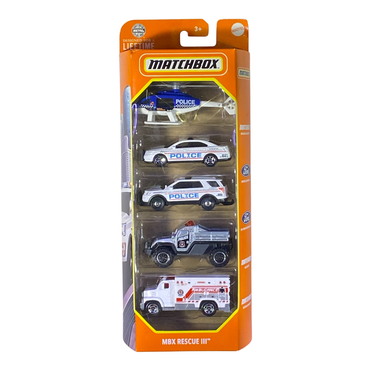 Matchbox 5 Packs - MBX Rescue III