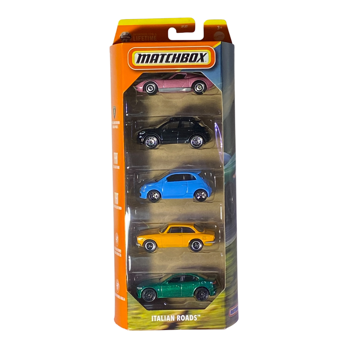 Matchbox Italian Roads 5 Pack Die-Cast Set