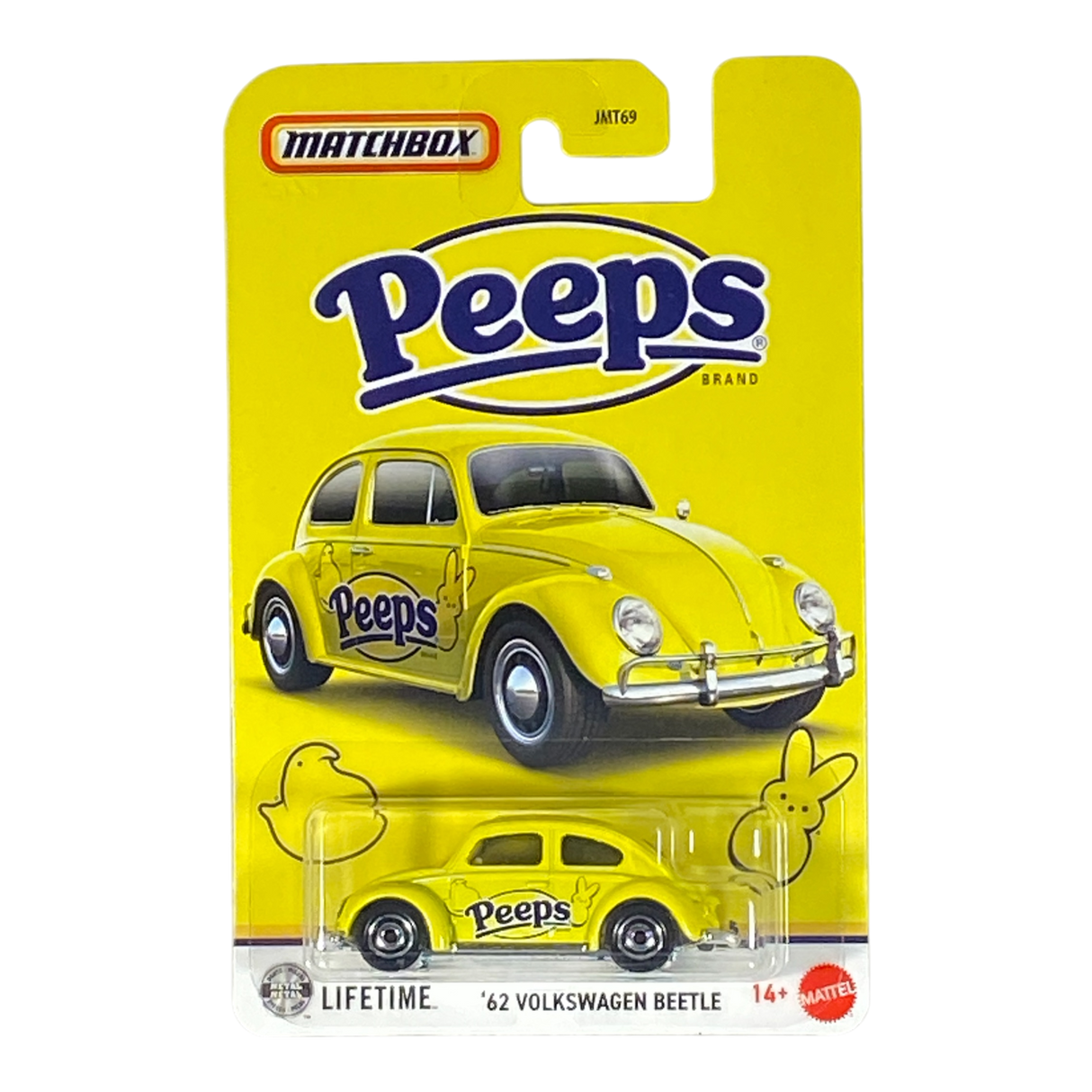 Matchbox '62 Volkswagen Beetle "Peeps" - Matchbox Candy Series