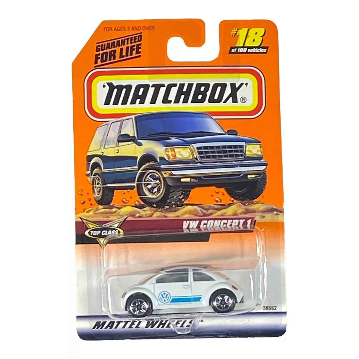 Matchbox VW Concept 1 | Mattel Wheels Series 18/100