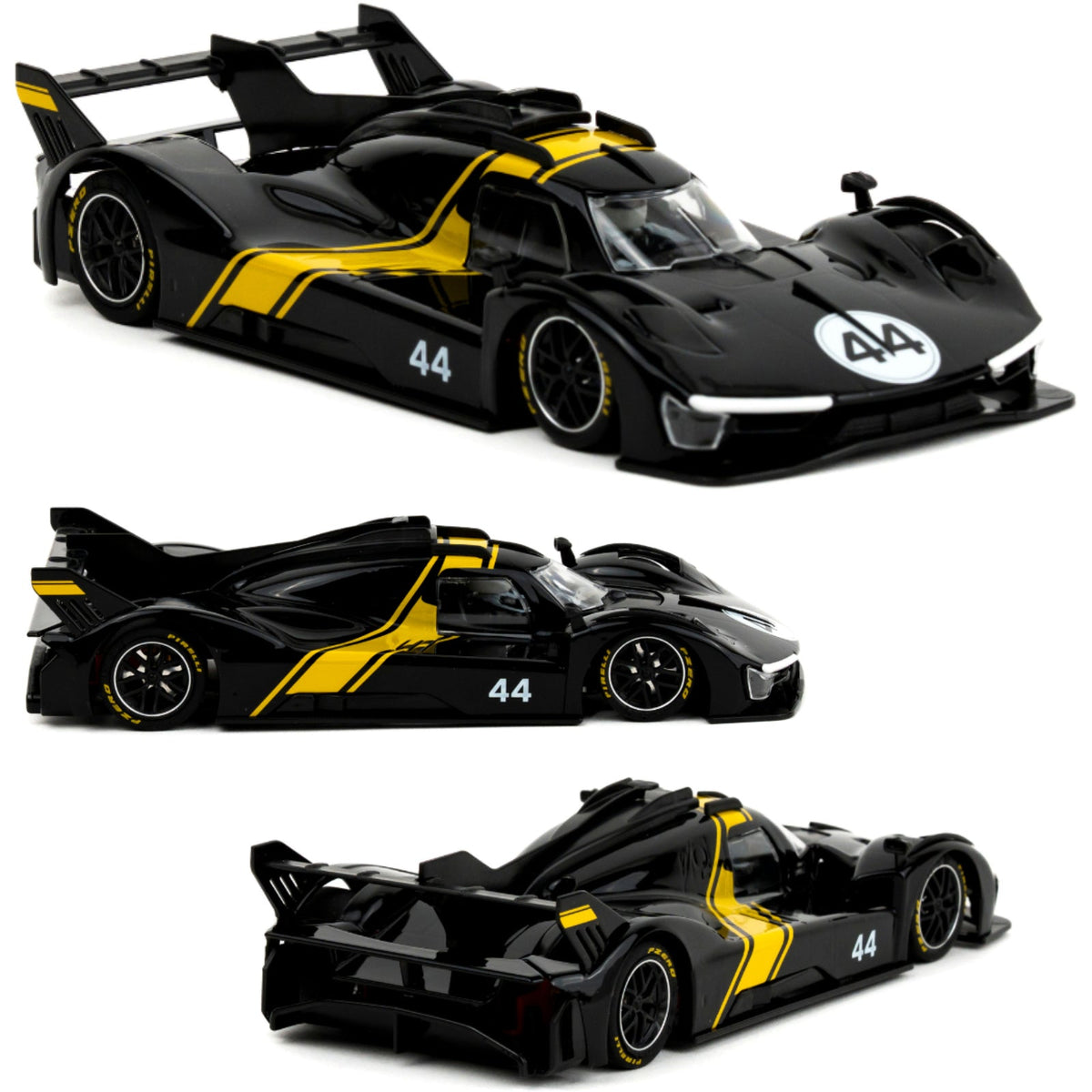 NSR Hypercar Test Car #44 Black 1/32 Slot Car NSR0625 0625