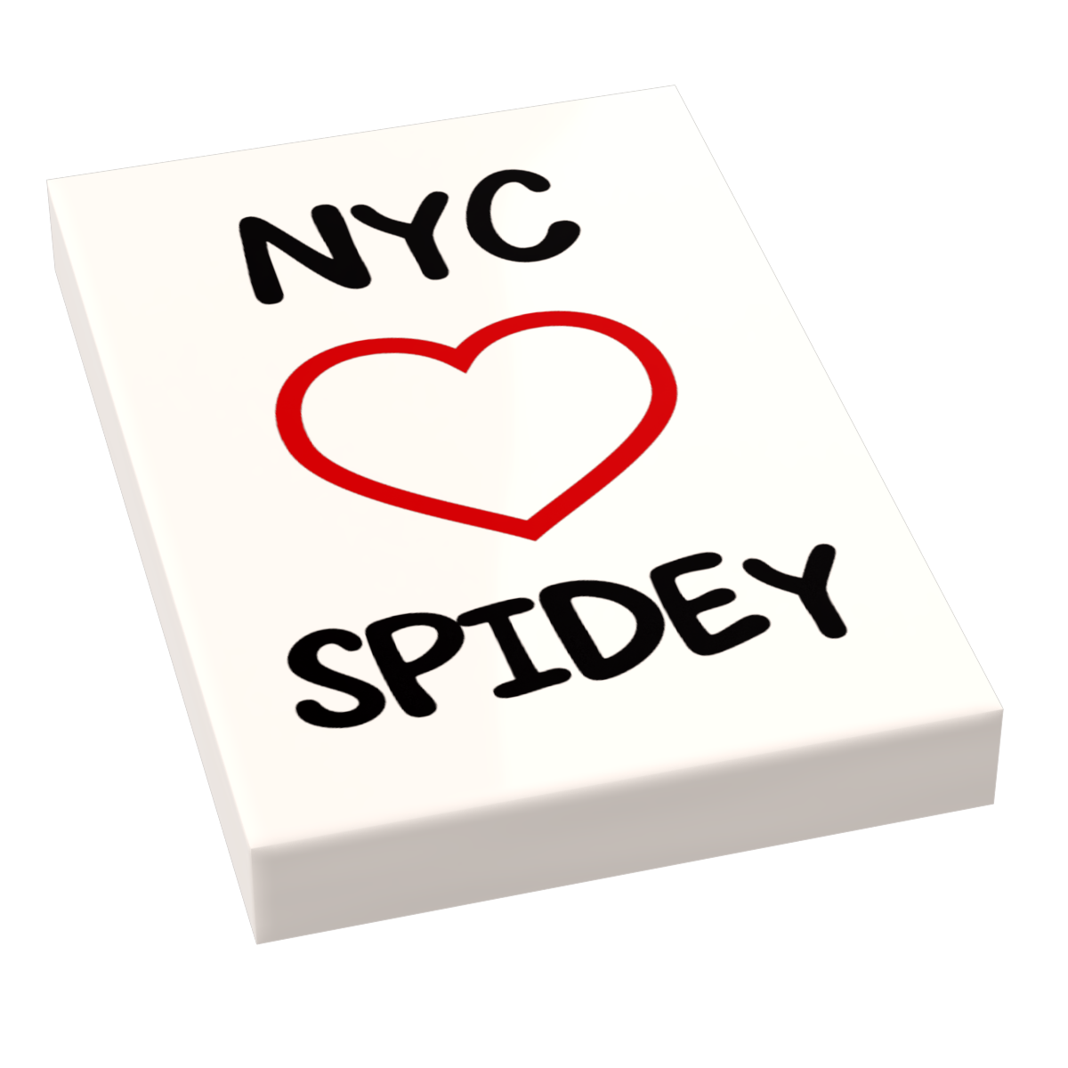 NYC Loves Spidey Sign (2x3 tile)