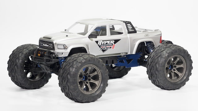 HOBAO HB-MTE2-C150SV Hyper MT Plus II Monster Truck RTR- Siliver White Body