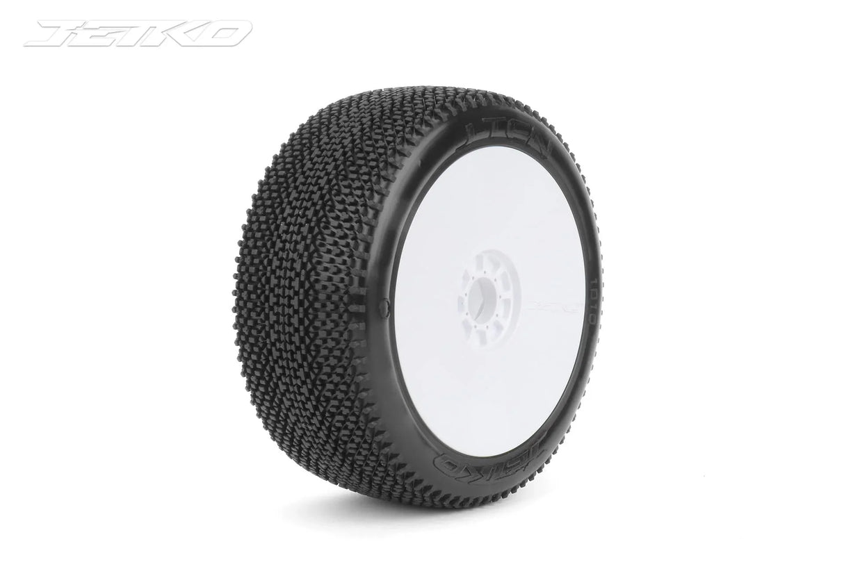 Powerhobby J-Ten 1/8 Buggy Medium Soft Mounted Dish Tires / Wheels (2)