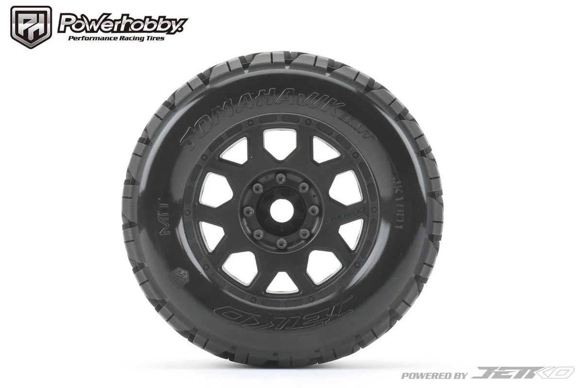 Powerhobby PHB1801CBMSGB 1/8 MT 3.8 Tomahawk Belted Mounted Tires (2) 17MM