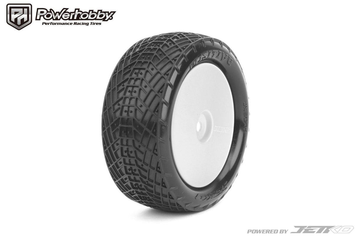 Powerhobby Positive 1/10 4WD Buggy Front Clay Tires Mounted Super Soft White