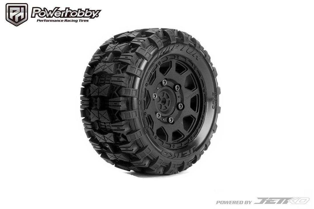 Powerhobby 1/10 2.8" ST Raptor Belted Tires (2) w/ Removable Hex Wheels